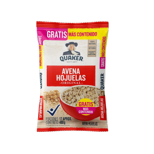 AVENA QUAKER HOJUELA 400G