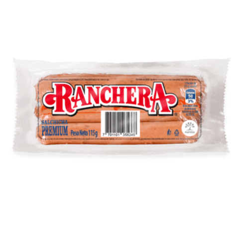 SALCHICHA RANCHERA PENTAPACK 115G