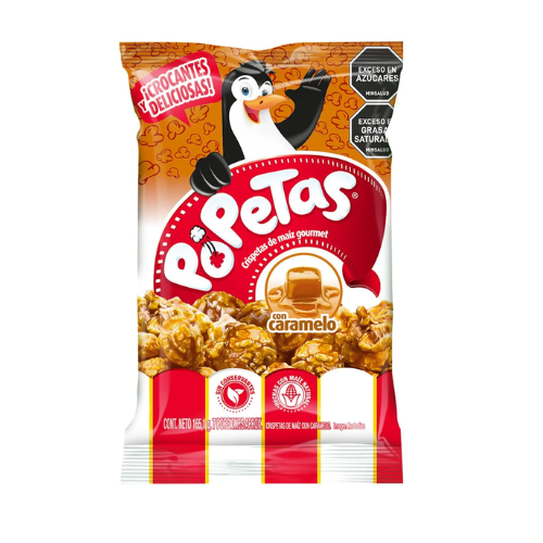 POPETAS FAMILIAR CARAMELO 165G
