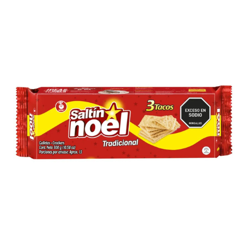 GALLETAS SALTINNOEL ROJO TACO X3