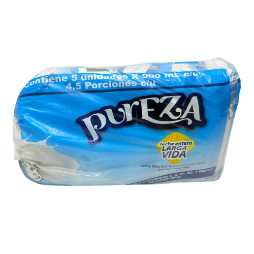LECHE ENTERA PUREZA X5UN 900ML