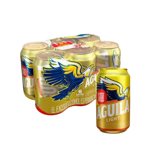 CERVEZA AGUILA LIGHT SIXPACK 330ML