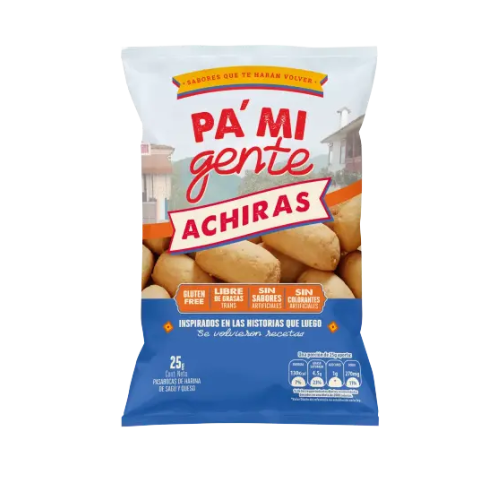 ACHIRAS TRES QUESOS 25G