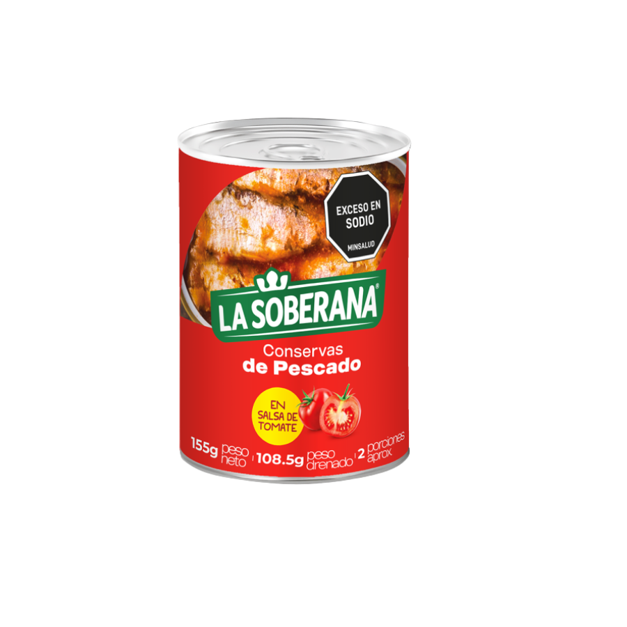 SARDINA LA SOBERTINAPA TOMAT 155G