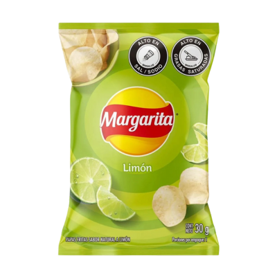 PAPAS MARGARITAS LIMON 35G