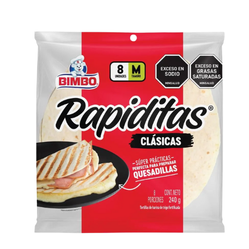 TORTILLAS BLANCAS 240G