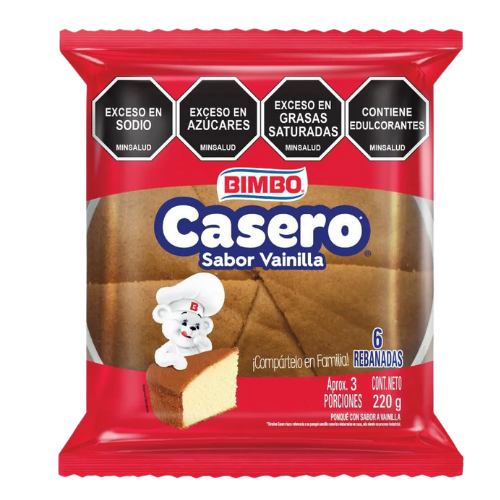 PONQUE BIMBO CASERO VAINILLA 220G