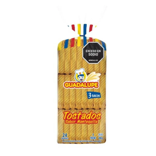 TOSTADAS MANTEQUILLA GUADALUPE 280G