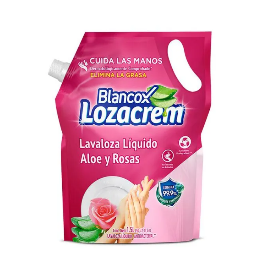 LOZACR LIQUI ALOE Y ROSAS*1,5