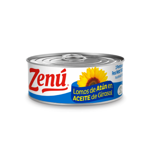LOMOS ATUN ZENU EN ACEITE GIRASOL X 120G