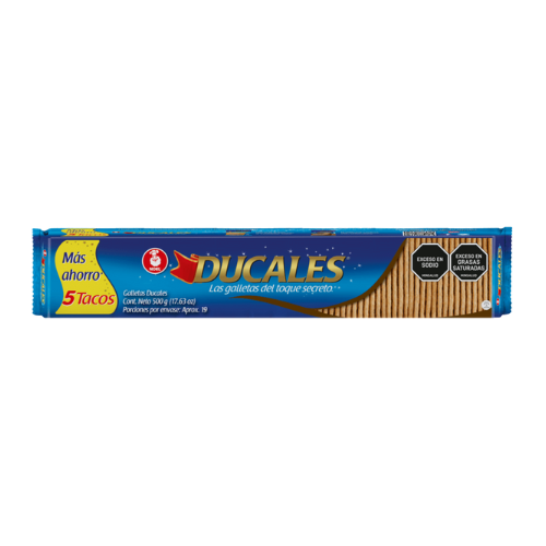GALLETAS DUCALES TACO X5 500G