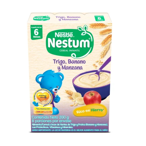 NESTUM TRIGO BANANO Y MANZANA 200G