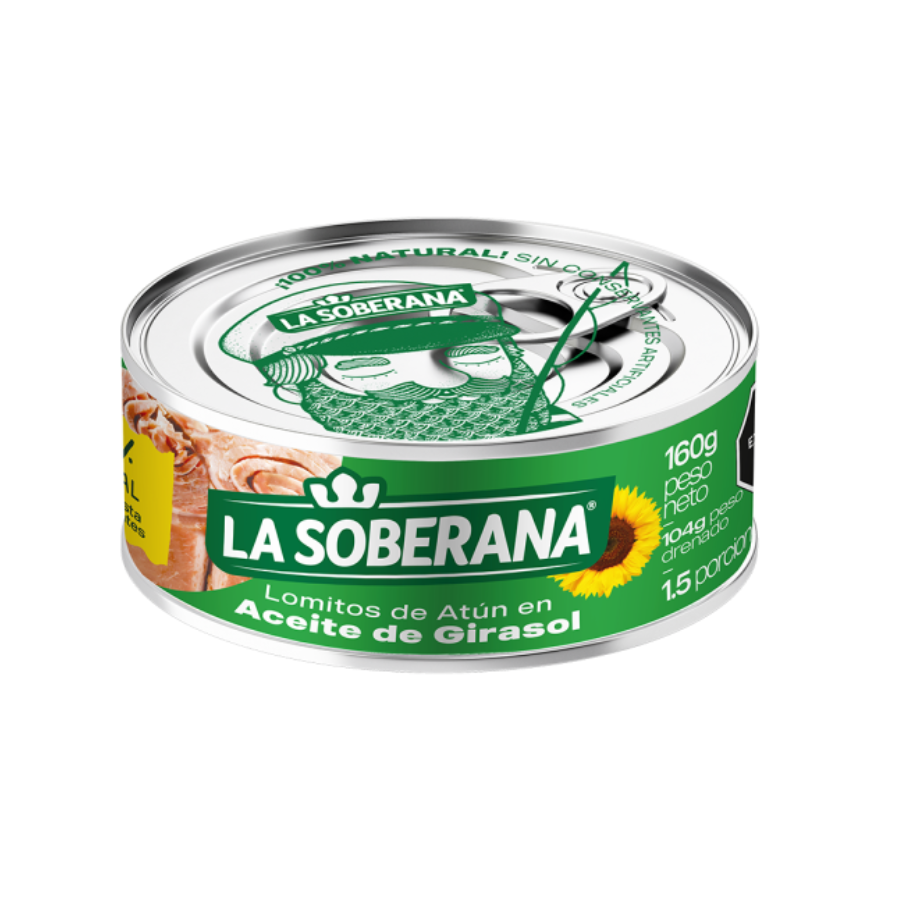 ATUN LA SOBERANA ACEITE 140G
