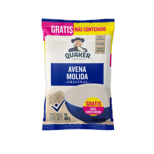 AVENA QUAKER MOLIDA 400G