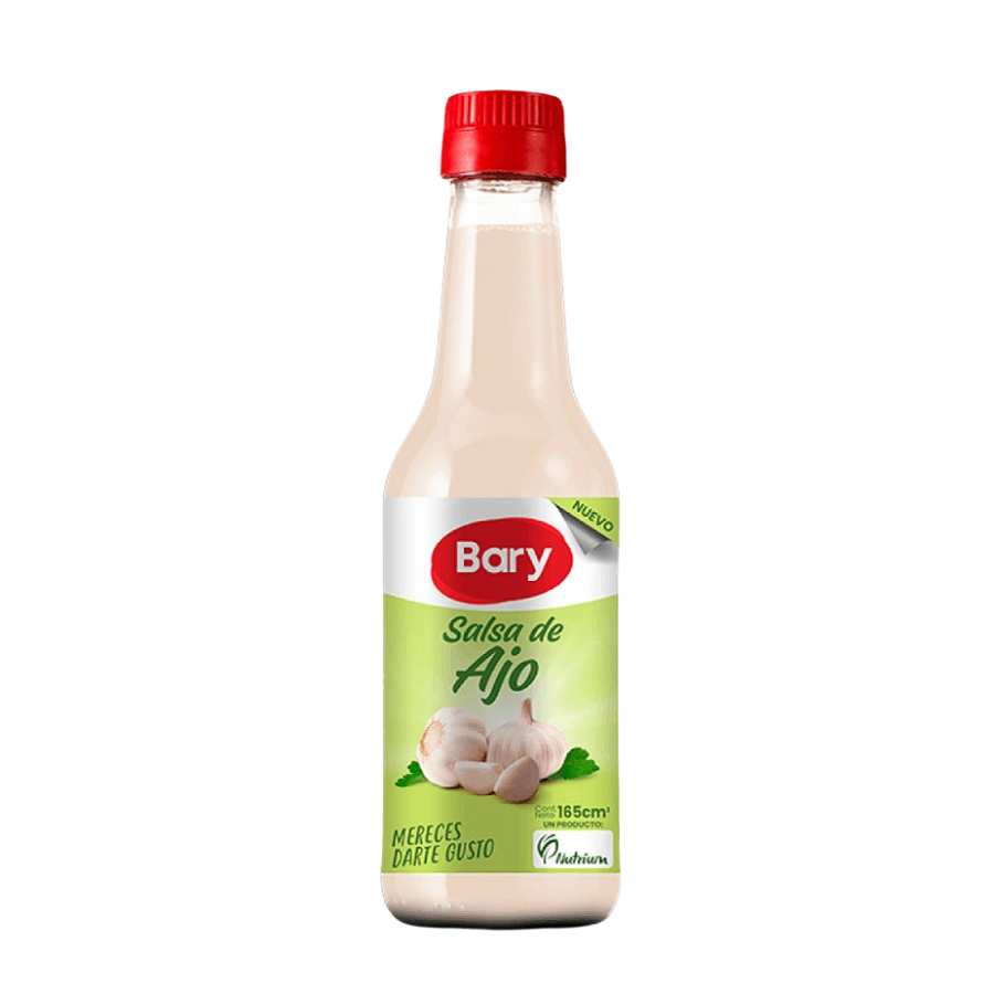 SALSA DE AJO BARY FRASCO *165 G