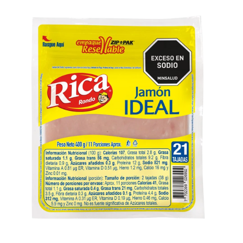 JAMON IDEAL RICA 400G