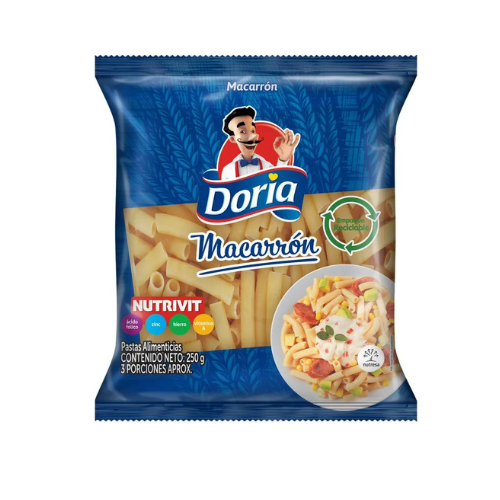 MACARRON DORIA CLASICA X 250G