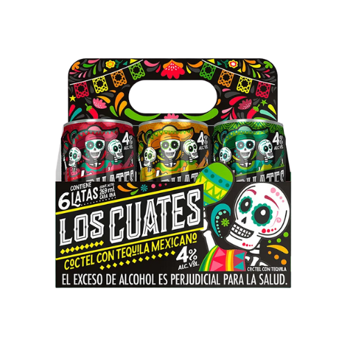 Coctel Los Cuates Surtido 6 unds x 269 ml c/u
